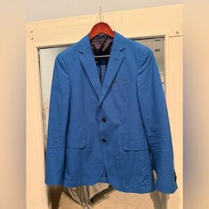 Stylish Azure Men's Blazer by Hugo Boss, size 38